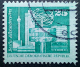 НДР, ФРН ГДР, ФРГ ^/--/^ ГДР 1980 Здание, архитектура, гашеная ^_^^^ НДР 1980 Будівля, архітектура, гашена - фото фото фото