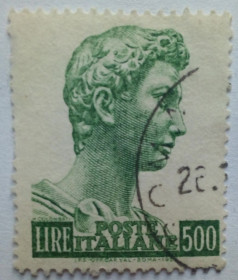 Італія, Ватикан Италия, Ватикан ^/--/^ Италия 1957 Святой Георг, гашеная (II) ^_^^^ Італія 1957 Святий Георг, гашена (II) - фото фото фото