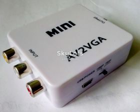 Кабелі та перехідники Кабели и переходники ^/--/^ Видеоконвертер с AV на VGA переходник видео конвертер с RCA / композитный / тюльпаны на VGA ^_^^^ Відеоконвертер з AV на VGA перехідник відео конвертер з RCA / композитний / тюльпани на VGA - фото фото фото