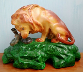 Статуетки, Скульптури, Фігурки, Фарфор Статуэтки, Скульптуры, Фигурки, Фарфор ^/--/^ &amp;quot;ЛЕВ И ЗМЕЯ&amp;quot;  красивая большая статуэтка  Старая Артель или &amp;quot;ВЕРБИЛКИ&amp;quot; фарфор РЕДКАЯ!!! ^_^^^ &amp;quot; Лев і Змія &amp;quot; красива статуетка Стара Артель або &amp;quot; Вербилки &amp;quot; порцеляна Рідка!!! - фото фото фото