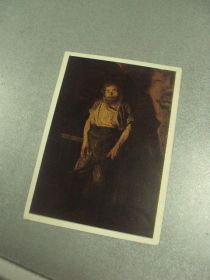 СРСР СССР ^/--/^ открытка ярошенко кочегар 1956  №13943 /--/ м ^_^^^ листівка ярошенко кочегар 1956 No /--/ 13943 /--/ м - фото фото фото