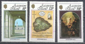 Інші країни Другие страны ^/--/^ Вознесения о-в 1979 живопись Рембрандт карта 3 /--/ м. ^_^^^ Понесення о-в 1979 живопис Рембрандт карта 3 /--/ м. - фото фото фото