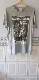 Футболки, майки Футболки, майки ^/--/^ Футболка &amp;quot;Laurel &amp; Hardy&amp;quot;  (90% cotton/10% polyester, L, Bangladesh) ^_^^^ Футболка &amp;quot;Laurel &amp; Hardy&amp;quot; (90% cotton/10% polyester, L, Bangladesh) - фото фото фото