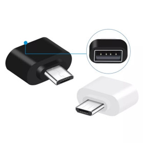 Шлейфи, перехідники Шлейфы, переходники ^/--/^ НОВЫЙ Переходник USB-адаптер USB к Мicro USB Белый/Чёрный ^_^^^ USB-адаптер USB до Мicro USB Білий / Чорний - фото фото фото