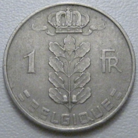 Бельгія Бельгия ^/--/^ Бельгія 1 франк 1952 року Belgique 42548 ^_^^^ Бельгия 1 франк 1952 года Belgique 42548 - фото фото фото
