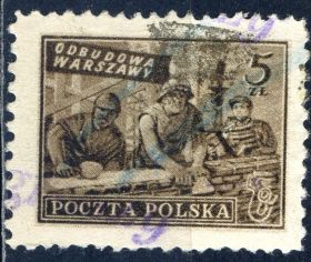 Архітектура Архитектура ^/--/^ Польша. Восстановление Варшавы (серия) 1950 г. ^_^^^ Польща. Відновлення Варшави (серія) 1950 - фото фото фото