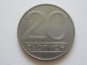 - року - года ^/--/^ Польша 20 злотых 1987 года #10429 ^_^^^ Польща 20 злотих 1987 #10429 - фото фото фото