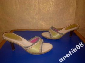 Босоніжки Босоножки ^/--/^ ШЛЁПАНЦЫ = NINE WEST = 100% НАТ. КОЖА 37- 38 р ^_^^^ ШЛЕПАНЦІ = NINE WEST = 100% НАТ. Шкіра 37-38 р - фото фото фото