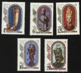 СРСР - СССР - ^/--/^ СССР 1969 г.№ 3452-3456 ** серия ^_^^^ СРСР 1969 р. No 3452-3456 ** серія - фото фото фото