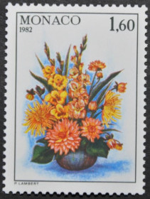 Інше Другое ^/--/^ Монако Флора Цветы 1982 ^_^^^ Монако Флора Квіти 1982 - фото фото фото