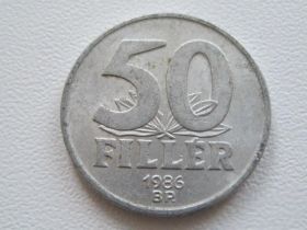 Угорщина Венгрия ^/--/^ Венгрия 50 филлеров 1986 года #18000 ^_^^^ Угорщина 50 філерів 1986 року #18000 - фото фото фото