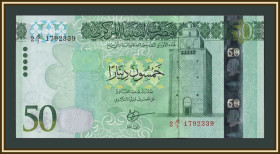 Лівія Ливия ^/--/^ Ливия 50 динаров 2016 P-84  (84 /--/ a) UNC ^_^^^ Лівія 50 динарів 2016 P-84 (84 /--/ a) UNC - фото фото фото