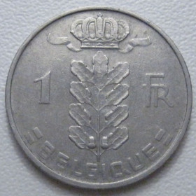 Бельгія Бельгия ^/--/^ Бельгія 1 франк 1963 року Belgique 42582 ^_^^^ Бельгия 1 франк 1963 года Belgie 42582 - фото фото фото