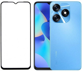 Чохли, бампера Чехлы, бампера ^/--/^ Захисне скло LUX для Tecno Spark 10 (KI /--/ 5 /--/ q) чорний Full Сover Full Glue 0,3 мм ^_^^^ Защитное стекло LUX для Tecno Spark 10 (KI /--/ 5 /--/ q) черный Full Сover Full Glue 0,3 мм - фото фото фото