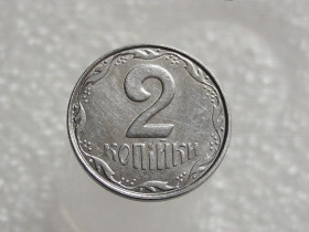 Обігові Обиходные ^/--/^ 2 копійки 2012 рік Україна &amp;quot; Брак, Викришка Штемпеля Реверса &amp;quot;  (213+) ^_^^^ 2 копейки 2012 год Украина &amp;quot; Брак, Викришка Штемпеля Реверса &amp;quot; (213+) - фото фото фото