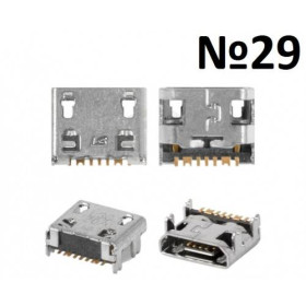 Роз'єми, гнізда Разъемы, гнезда ^/--/^ Micro usb разъем №29 Samsung C /--/ 3592, S /--/ 5280, S /--/ 5282, S /--/ 6810, S /--/ 7262, S /--/ 7710 ^_^^^ Micro usb роз'єм No /--/ 29 Samsung C /--/ 3592, S /--/ 5280, S /--/ 5282, S /--/ 6810, S /--/ 7262, S /--/ 7710 - фото фото фото