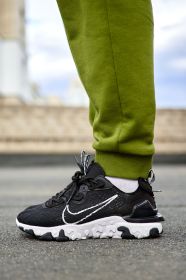 Кросівки Кроссовки ^/--/^ Nike React Vision Black White 42 45 ^_^^^ Nike React Vision Black White 42 - фото фото фото