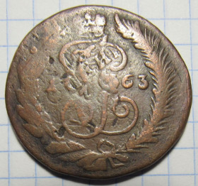 Інше Другое ^/--/^ 1 копейка 1763 года ^_^^^ 1 копійка 1763 - фото фото фото