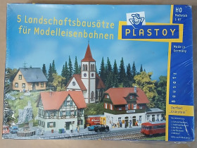 H H ^/--/^ Будівлі. Набір будівель з вокзалом. PLASTOY 1:87 H /--/ 0   (11055). ^_^^^ Здания. Набор зданий с вокзалом. PLASTOY 1:87 H /--/ 0 (11055). - фото фото фото