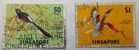 Сінгапур Сингапур ^/--/^ Сингапур 1962 Птицы, гашеные  (редкие) ^_^^^ Сінгапур 1962 Птахи, гашені (рідкісні) - фото фото фото