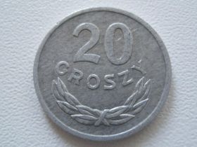 - року - года ^/--/^ Польша 20 грошей 1976 года #14498 ^_^^^ Польща 20 грошей 1976 року #14498 - фото фото фото