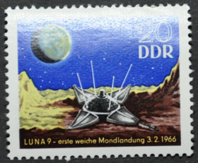 Інше Другое ^/--/^ ГДР Космос Луна-9 1966 ^_^^^ НДР Космос Місяць-9 1966 - фото фото фото