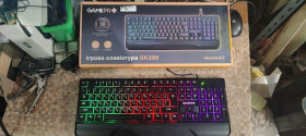 Клавіатури Клавиатуры ^/--/^ Игровая клавиатура с подсветкой RGB GamePro Headshot GK /--/ 398 USB № 23061111/1 ^_^^^ Ігрова клавіатура з підсвічуванням RGB GamePro Headshot GK /--/ 398 USB No 23061111/1 - фото фото фото