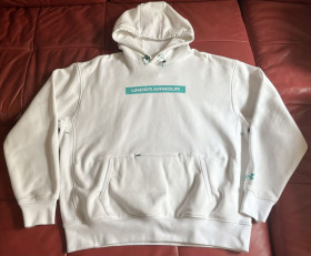 Толстовки Толстовки ^/--/^ Худи мужское белое на флисе Under Armour, р.XXL/54 ^_^^^ Худі чоловіче біле на флісі Under Armour, р.XXL/54 - фото фото фото