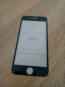 Плівки для екранів Пленки для экранов ^/--/^ Защитное стекло iPhone 7/8 5 /--/ D Full Glue чёрное ^_^^^ iPhone 7/8 5 /--/ D Full Glue чорне - фото фото фото