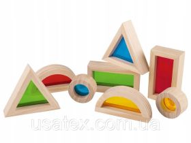 Конструктори Конструкторы ^/--/^ Дерев&amp;#039;яний конструктор Playtive Window Blocks (Монтессори-стиль), 8 деталей - фото фото фото