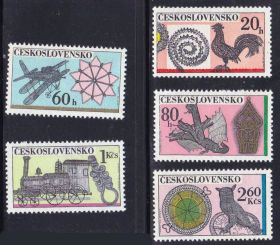 Транспорт Транспорт ^/--/^ Авиация. Чехословакия 1972 г  MNH  - транспорт - фауна ^_^^^ Транспорт. Авіація. Чехословаччина 1972 MNH - фото фото фото