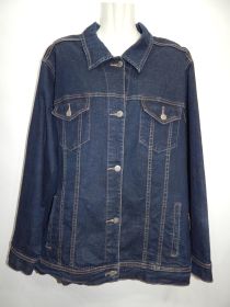 Куртки Куртки ^/--/^ Куртка джинсовая женская Батал Vintage, UKR 60-62 017 /--/ DG (в указанном размере, только 1 шт) ^_^^^ Куртка джинсова жіноча Батал Vintage, UKR 60-62 017 /--/ DG (в зазначеному розмірі, тільки 1 шт) - фото фото фото