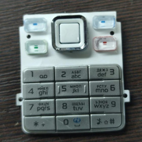 Клавіатури, клавіатурні модулі Клавиатуры, клавиатурные модули ^/--/^ Nokia 6300 клавиатура white с дефектом ^_^^^ Nokia 6300 клавіатура white - фото фото фото