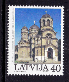 Балтійські країни Балтийские страны ^/--/^ Латвия  2000 г MNH - архитектура ^_^^^ Латвія 2000 р MNH - архітектура - фото фото фото