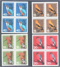 НДР, ФРН ГДР, ФРГ ^/--/^ Германия  1963 г MNH - квартблок ^_^^^ Німеччина 1963 MNH - квартблок - фото фото фото