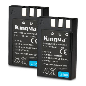 Акумулятори Аккумуляторы ^/--/^ 2-Pack KingMa Nikon EN-EL /--/ 9 комплект из 2 аккумуляторов ^_^^^ 2 /--/ Pack KingMa Nikon EN-EL /--/ 9 комплект з 2 акумуляторів - фото фото фото