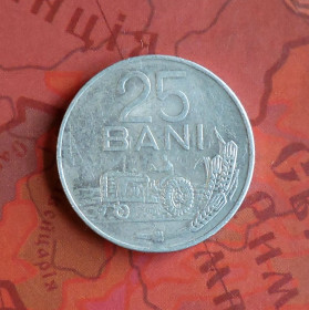 Румунія Румыния ^/--/^ Румыния Румунія 25 бани 1982 ^_^^^ Румыния Румыния 25 баны 1982 - фото фото фото