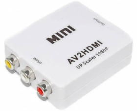 Кабелі та перехідники Кабели и переходники ^/--/^ Переходник AV to HDMI Конвертер ^_^^^ Перехідник AV to HDMI Конвертер - фото фото фото