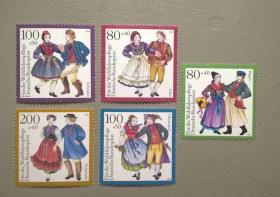 НДР, ФРН ГДР, ФРГ ^/--/^ Германия Искусство Танцы 1993 ^_^^^ Німеччина Мистецтво Танці 1993 - фото фото фото