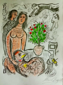 Картини, Гравюри, Живопис та Графіка Картины, Гравюры, Живопись и Графика ^/--/^ Копии картинок Марка Шагала. бумага цвет.карандаш 20*15 /--/ см ^_^^^ Копії картинок Марка Шагала. папір колір.карандаш 20*15 /--/ см - фото фото фото