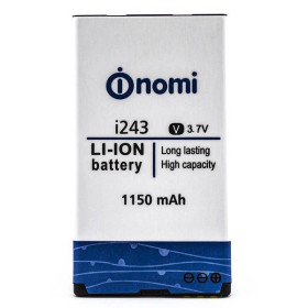 Акумулятори Аккумуляторы ^/--/^ Акумулятор NB-243  (Li-ion 3.7 /--/ v 1150 /--/ mAh) для мобільного телефону Nomi i /--/ 243 ^_^^^ Аккумулятор NB-243 (Li-ion 3.7 /--/ v 1150 /--/ mAh) для мобильного телефона Nomi i /--/ 243 - фото фото фото