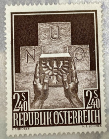 Австрія Австрия ^/--/^ Австрія 1955 /--/ р.  (*)  (SP). ^_^^^ Австрия 1955 /--/ г. (*) (SP). - фото фото фото