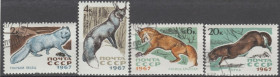 СРСР - СССР - ^/--/^ СССР 1967 фауна пушные ^_^^^ СРСР 1967 фауна хутрові - фото фото фото