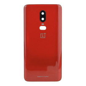 Інше  (Корпуса) Другое (Корпуса) ^/--/^ Задня частина корпусу OnePlus 6 Red  (з склом камери) ^_^^^ Задняя часть корпуса OnePlus 6 Red (со стеклом камеры) - фото фото фото