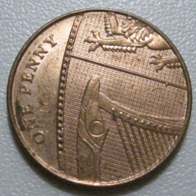 Єлизавета II (після ) Елизавета II (после ) ^/--/^ Велика Британія 1 пенні 2010 року 43247 ^_^^^ Великобритания 1 пенни 2010 года 43247 - фото фото фото