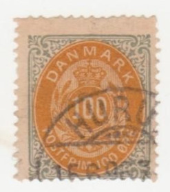 Скандинавія Скандинавия ^/--/^ Дания 1877 г..№ 31 гашеная ^_^^^ Данія 1877 р. No 31 гашена - фото фото фото