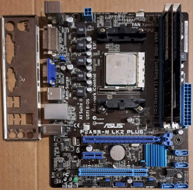 Материнські плати Материнские платы ^/--/^ комплект;  Asus F /--/ 2 /--/ A /--/ 55-M LK /--/ 2 + AMD A /--/ 8-5600 /--/ K + 4 /--/ гб ДДР /--/ 3       ( FM /--/ 2  Socket )  робочий ^_^^^ комплект; Asus F /--/ 2 /--/ A /--/ 55-M LK /--/ 2 + AMD A /--/ 8-5600 /--/ K + 4 /--/ гб ДДР /--/ 3 ( FM /--/ 2 Socket) рабочий - фото фото фото