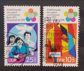 НДР, ФРН ГДР, ФРГ ^/--/^ ГДР 1973 г - Всемирный фестиваль молодёжи и студентов ^_^^^ 1973 — Всесвітній фестиваль молоді та студентів - фото фото фото