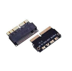 Інші комплектуючі Другие комплектующие ^/--/^ Для Macbook SSD адаптер M.2 NVMe PCI-E M /--/ 2 SSD конвертер карты для Apple Macbook Air Pro 2013-2017 A /--/ 1466 A /--/ 1502 ^_^^^ Для Macbook SSD адаптер M.2 NVMe PCI-E M /--/ 2 SSD конвертер карти для Apple Macbook Air Pro 2013-2017 A /--/ 1466 A /--/ 1502 - фото фото фото