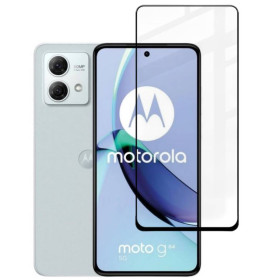 Чохли, бампера Чехлы, бампера ^/--/^ Захисне скло Fiji Premium для Motorola G /--/ 84 (XT /--/ 2347) повне проклеювання Anti-Static чорний ^_^^^ Защитное стекло Fiji Premium для Motorola G /--/ 84 (XT /--/ 2347) полное проклеивание Anti-Static черный - фото фото фото